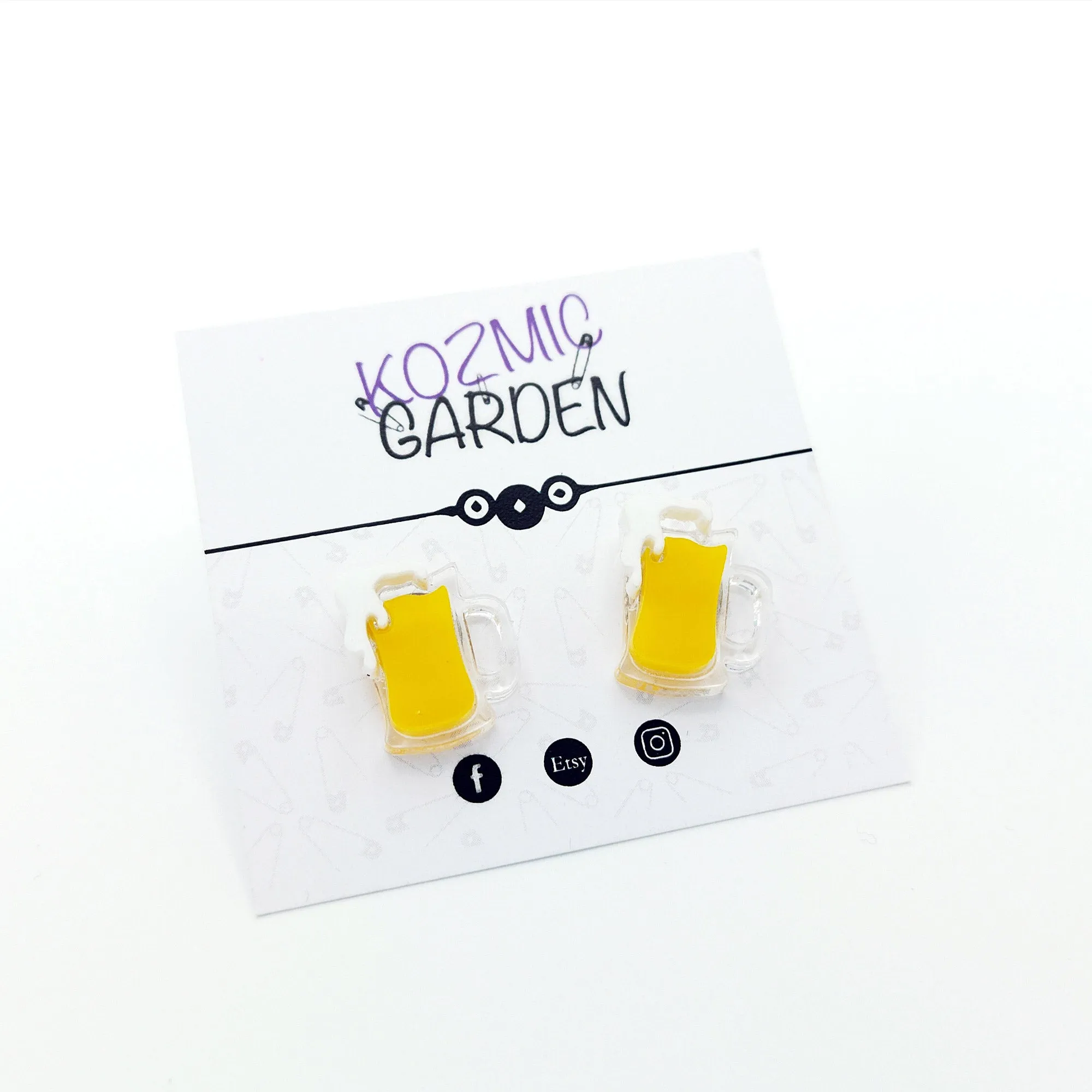 BEER JAR STUD EARRINGS | Sip in Style!
