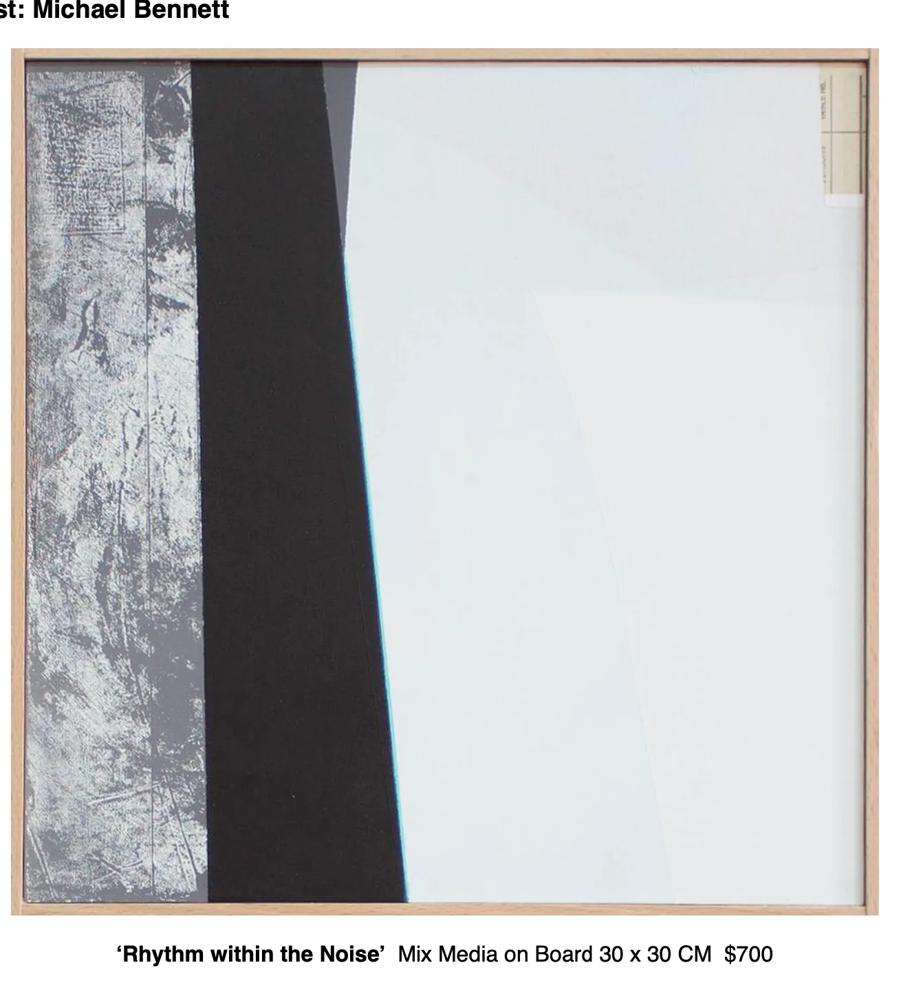 Bennett :  Rhythm Within Noise,