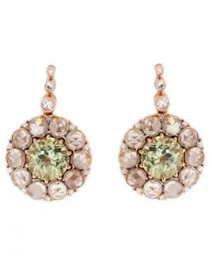 Beruit Green Tourmaline Earrings