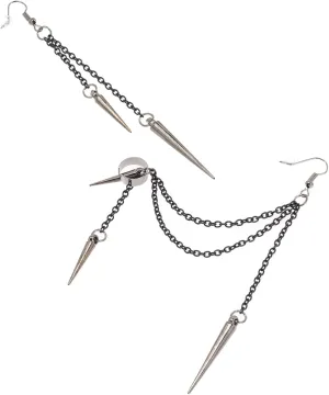 BESPORTBLE 1 Pair Punk Style Dangle Earrings with Tassels Vintage Chain Ear Accessories for Festivals Parties and Daily Wear present for Friends and Lovers