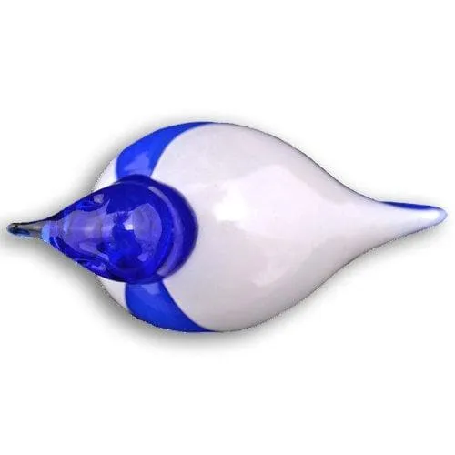 Bianco Blu Finnish Glass Bird, Finland Bird