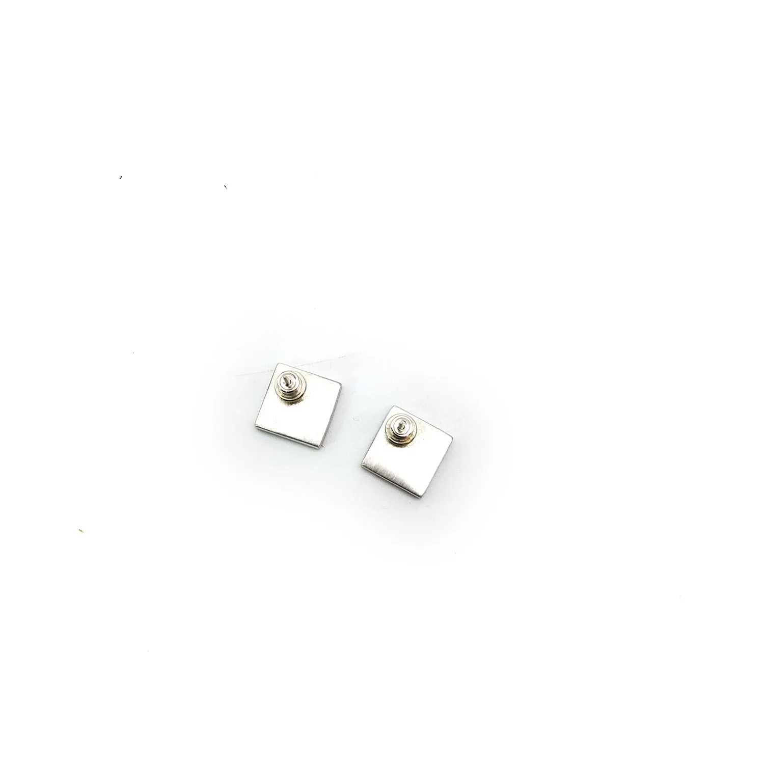 Black And White Square Studs
