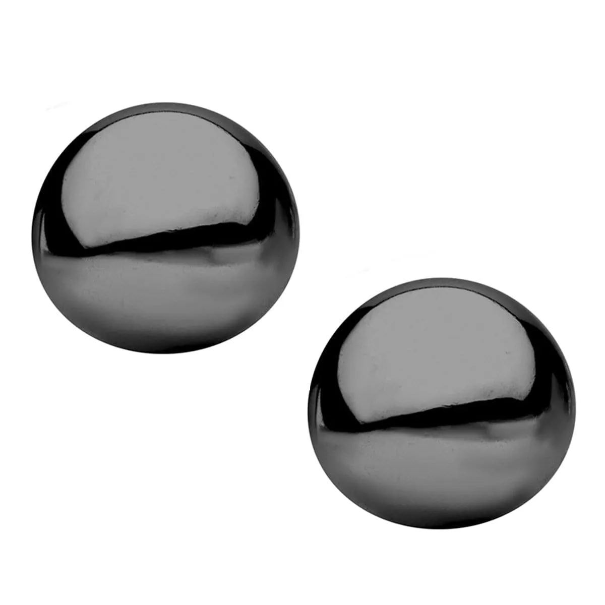 Black Stainless Steel Large Round Dome Studs