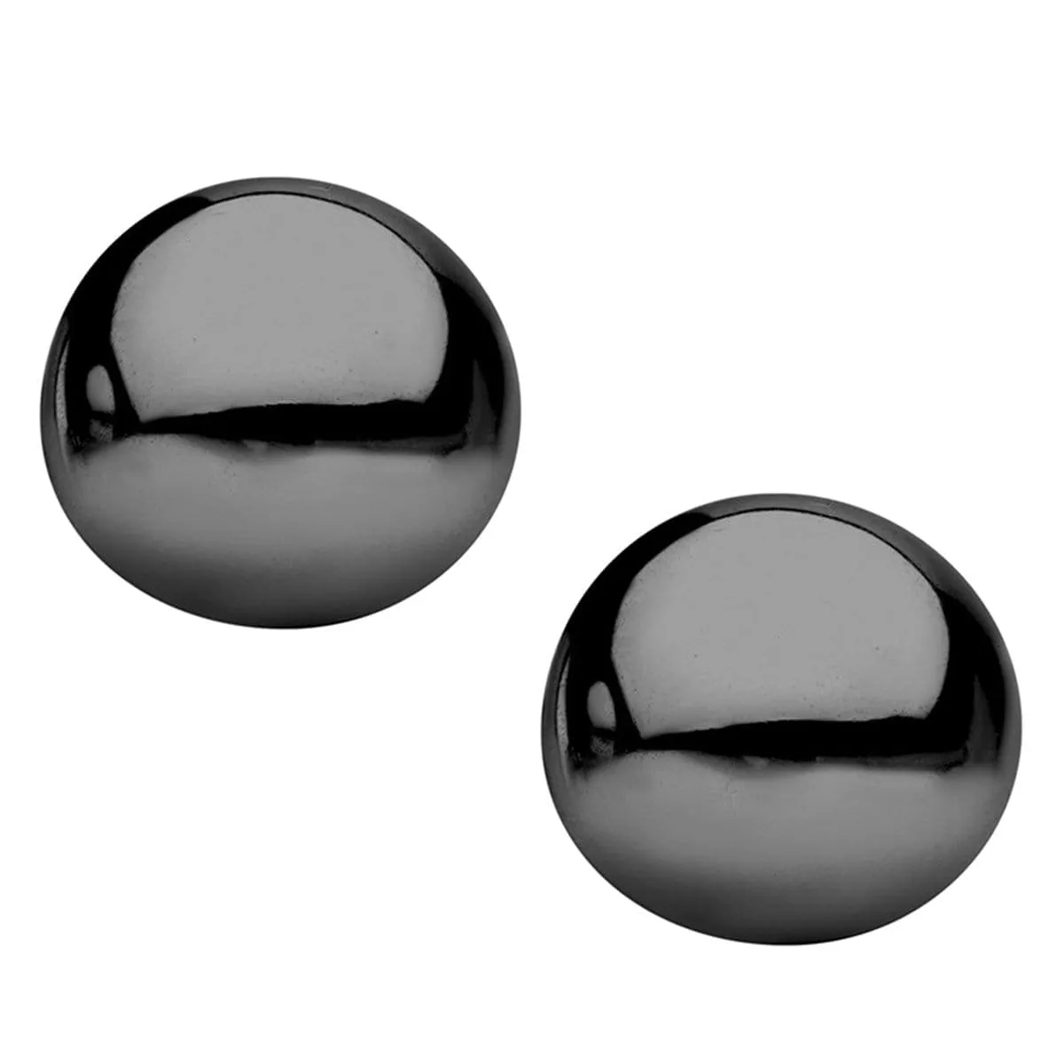 Black Stainless Steel Medium Round Dome Studs