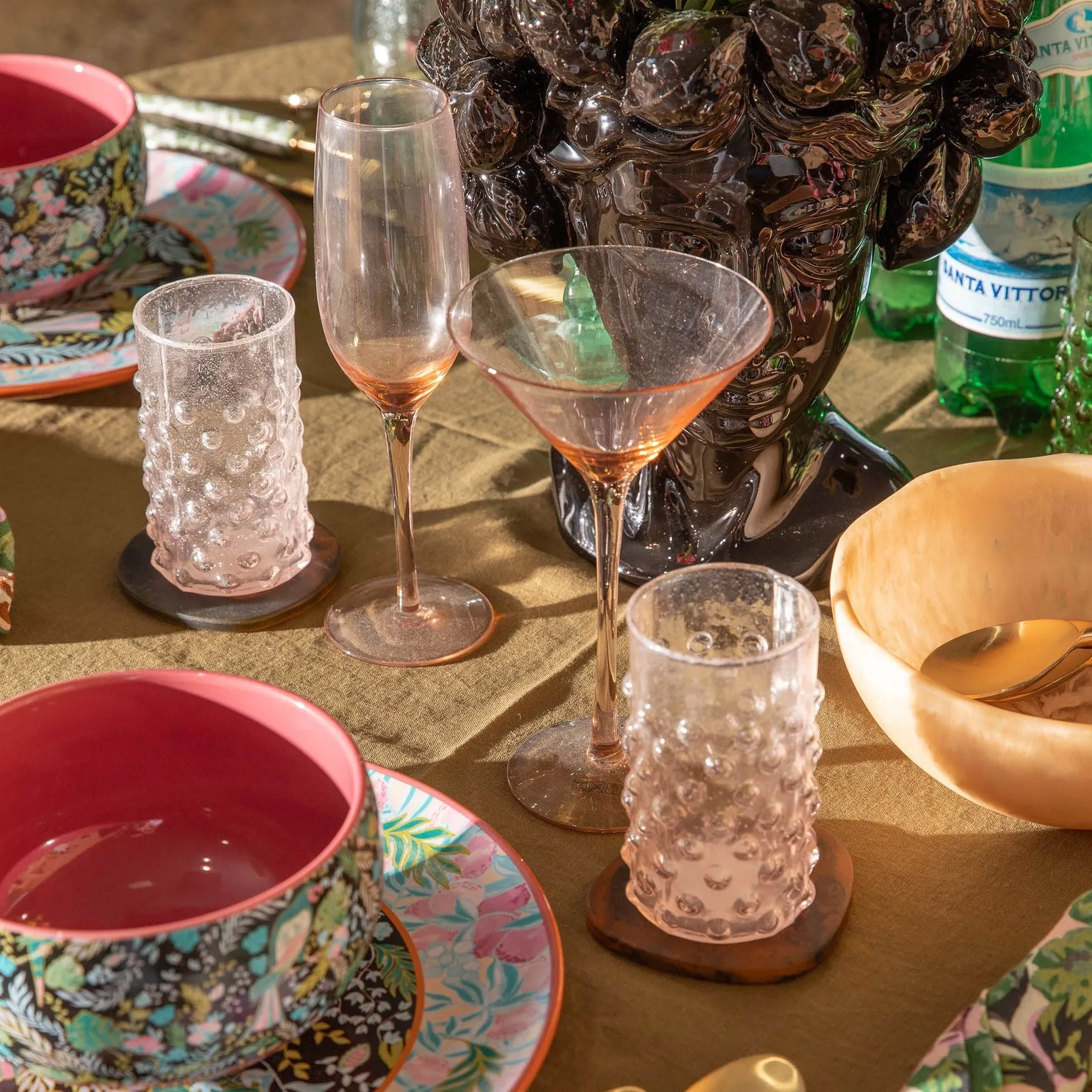 Bloomingville Champagne Rose Flute
