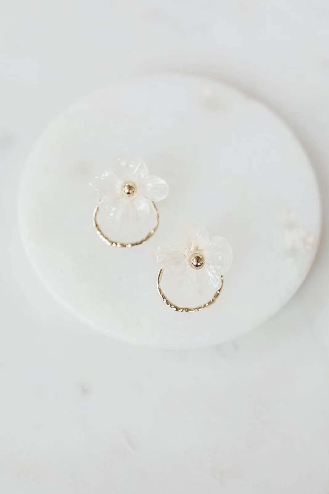 Blossom Hoop Earrings