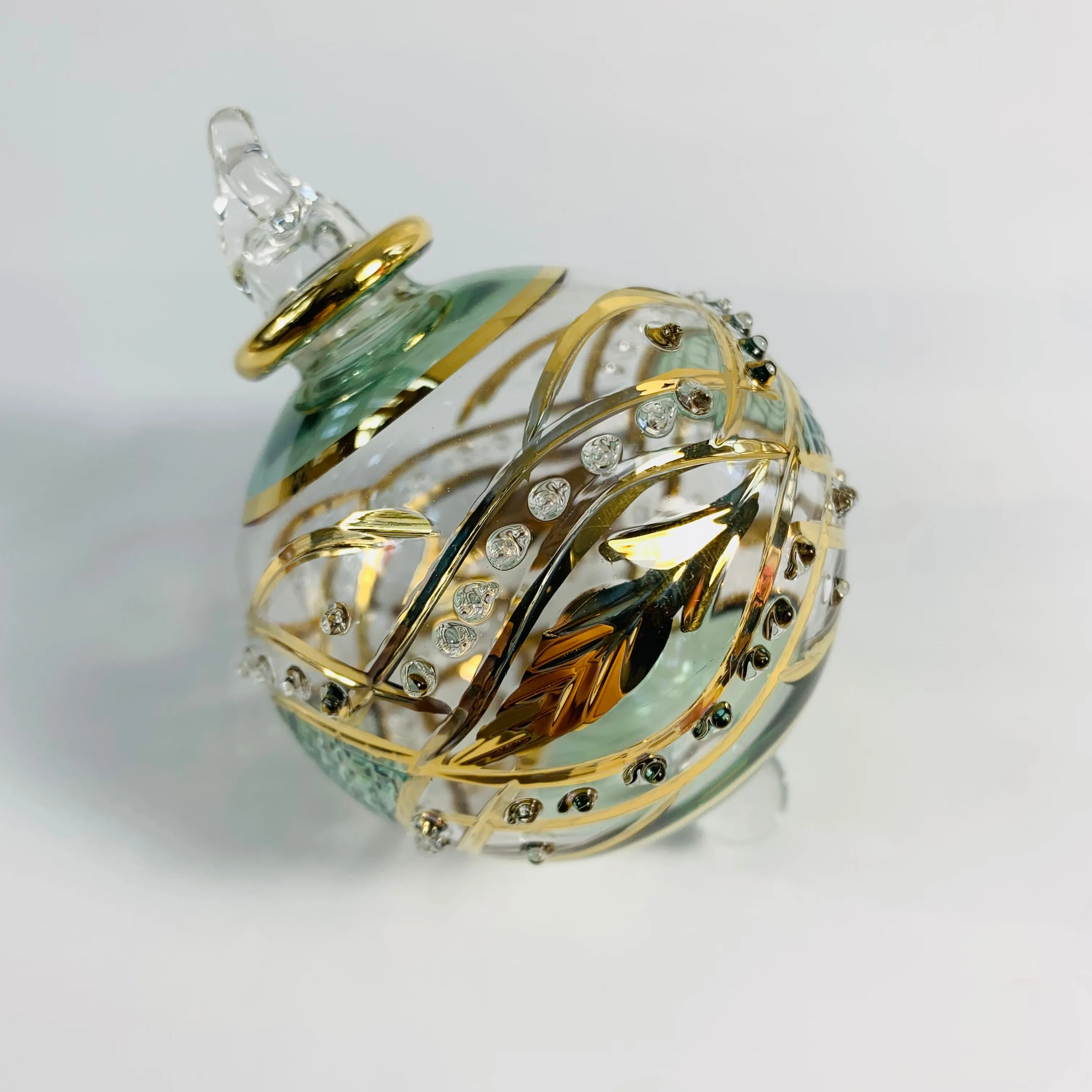 Blown Glass Small Ornament - Garland