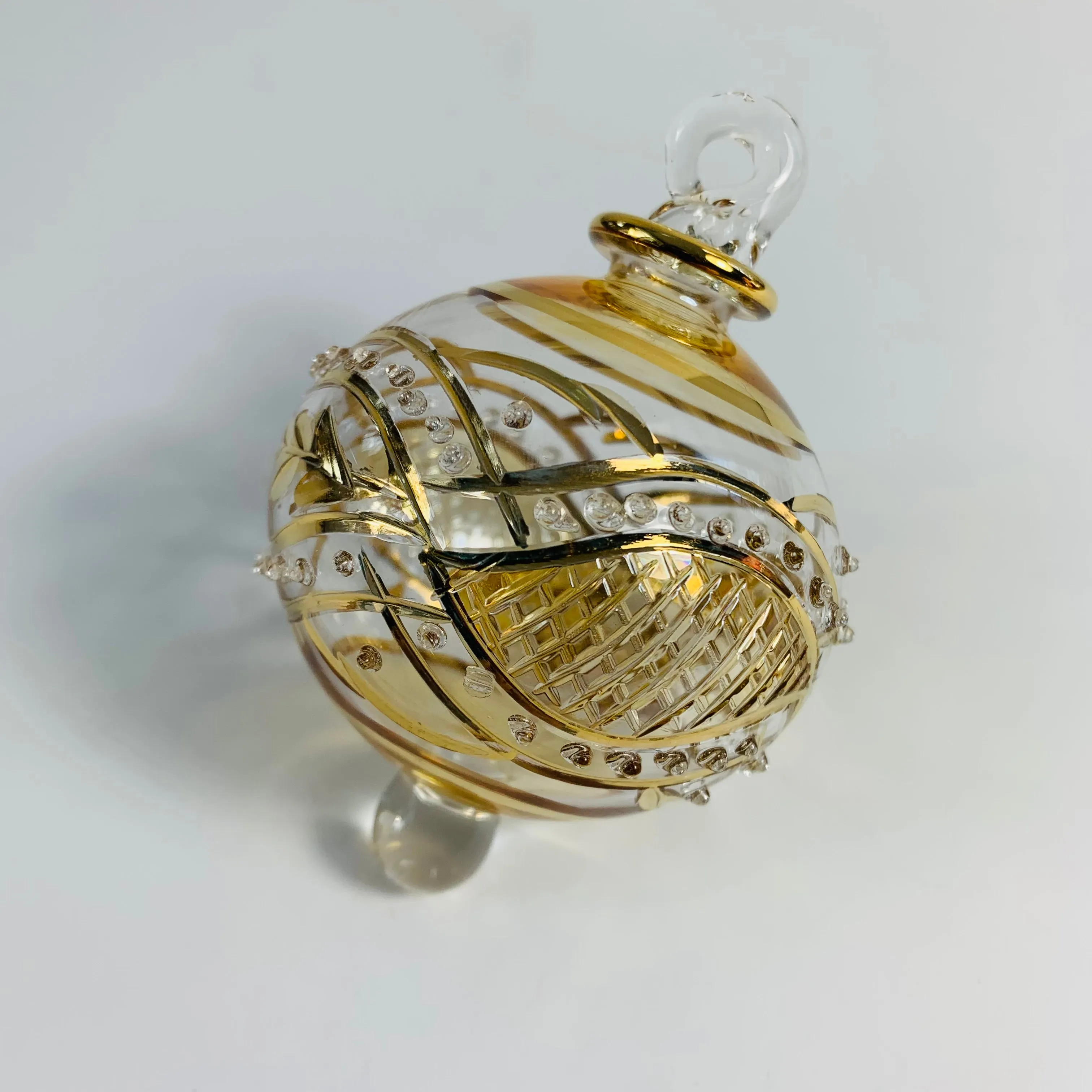 Blown Glass Small Ornament - Garland