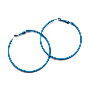 Blue Vintage Hoops