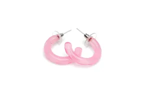 Bon Bon Fakelite Hoop Earrings