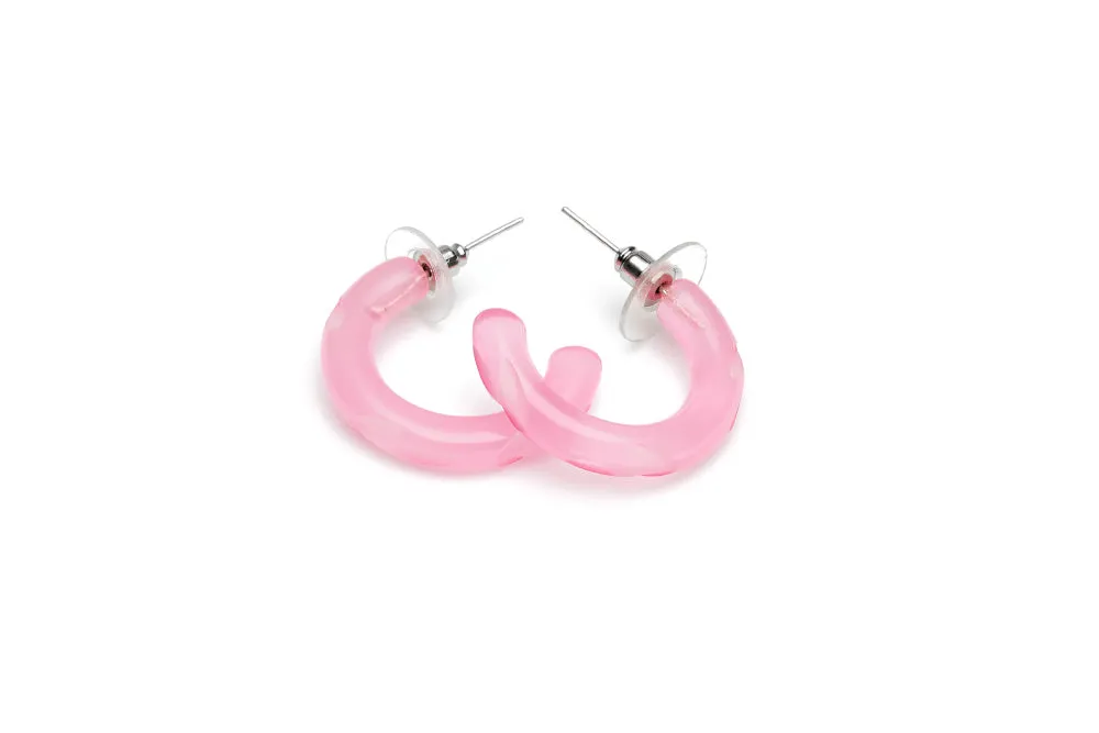 Bon Bon Fakelite Hoop Earrings
