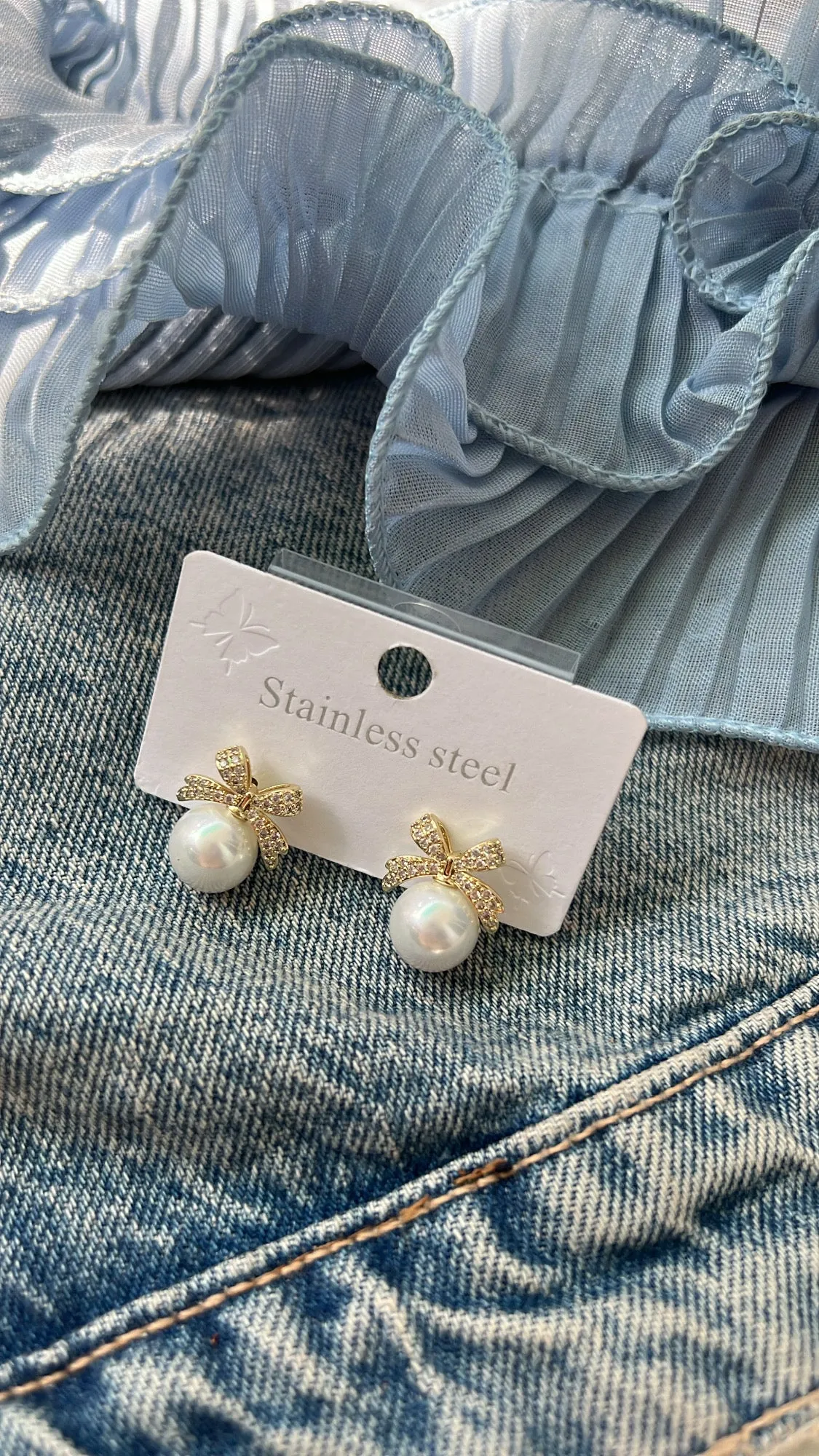 Bria pearl earrings