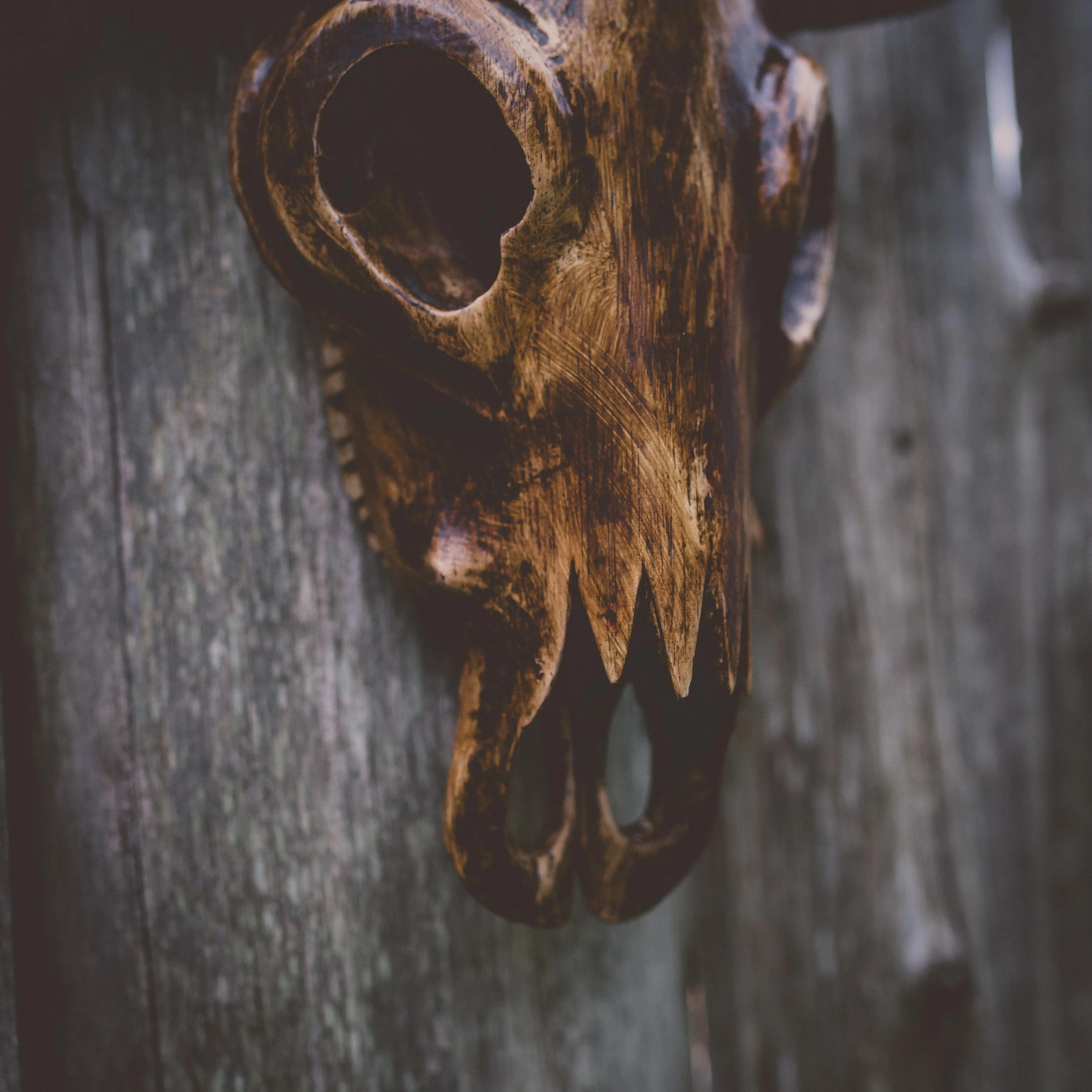 Buffalo Mask- Plain Brown M