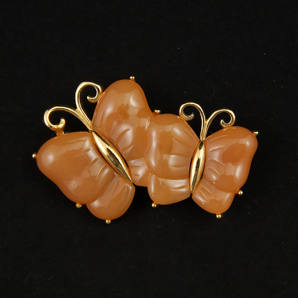 Butterfly Brooch & Earring Set