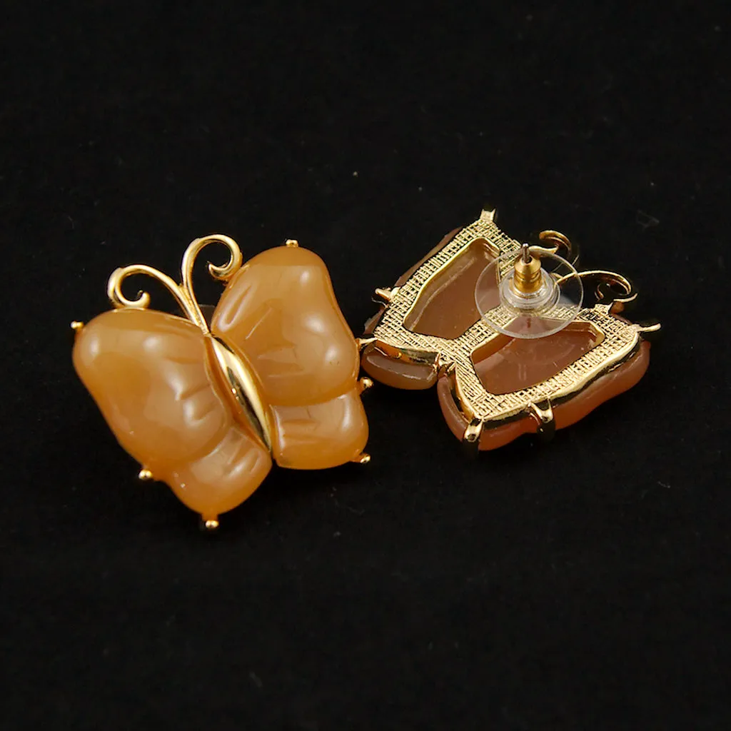 Butterfly Brooch & Earring Set