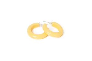 Buttery Heavy Carve Hoop Earrings