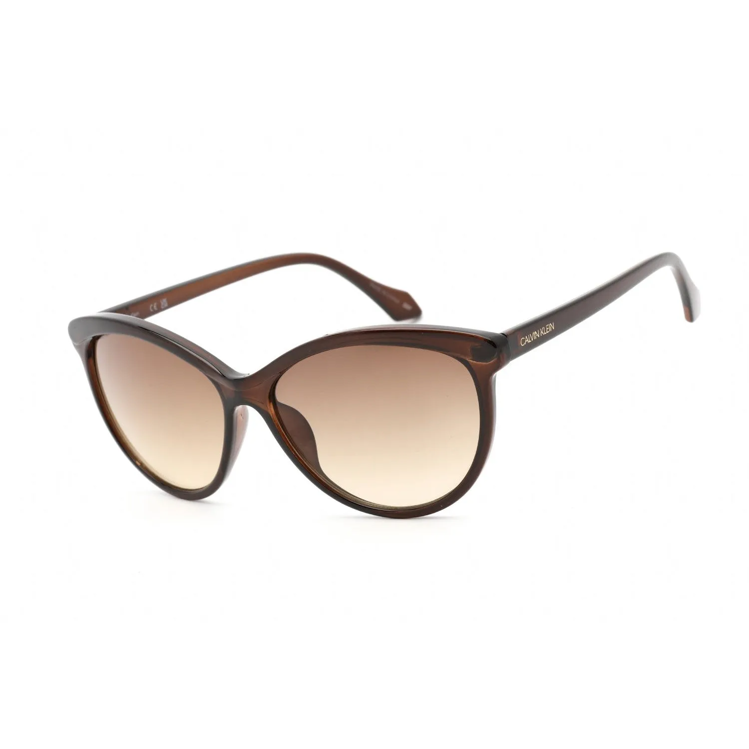 Calvin Klein Retail CK19534S Sunglasses Crystal Brown / Brown Gradient