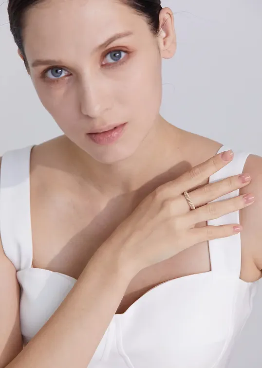 CAPRI PEARL RING IN GOLD - 3 SIZES AVAIL (WATERPROOF & 18K GOLD PLATED)