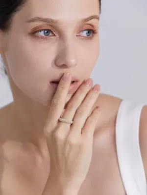 CAPRI PEARL RING IN GOLD - 3 SIZES AVAIL (WATERPROOF & 18K GOLD PLATED)