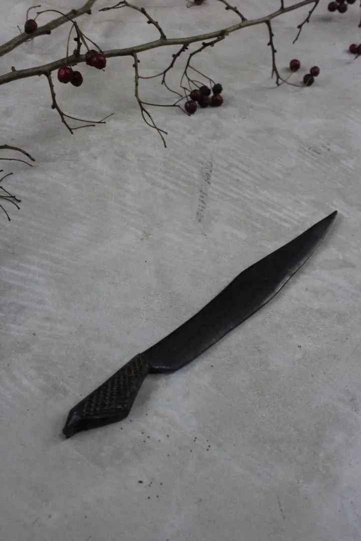 Carved African Letter Opener