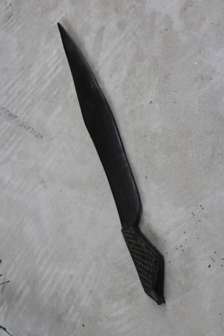 Carved African Letter Opener
