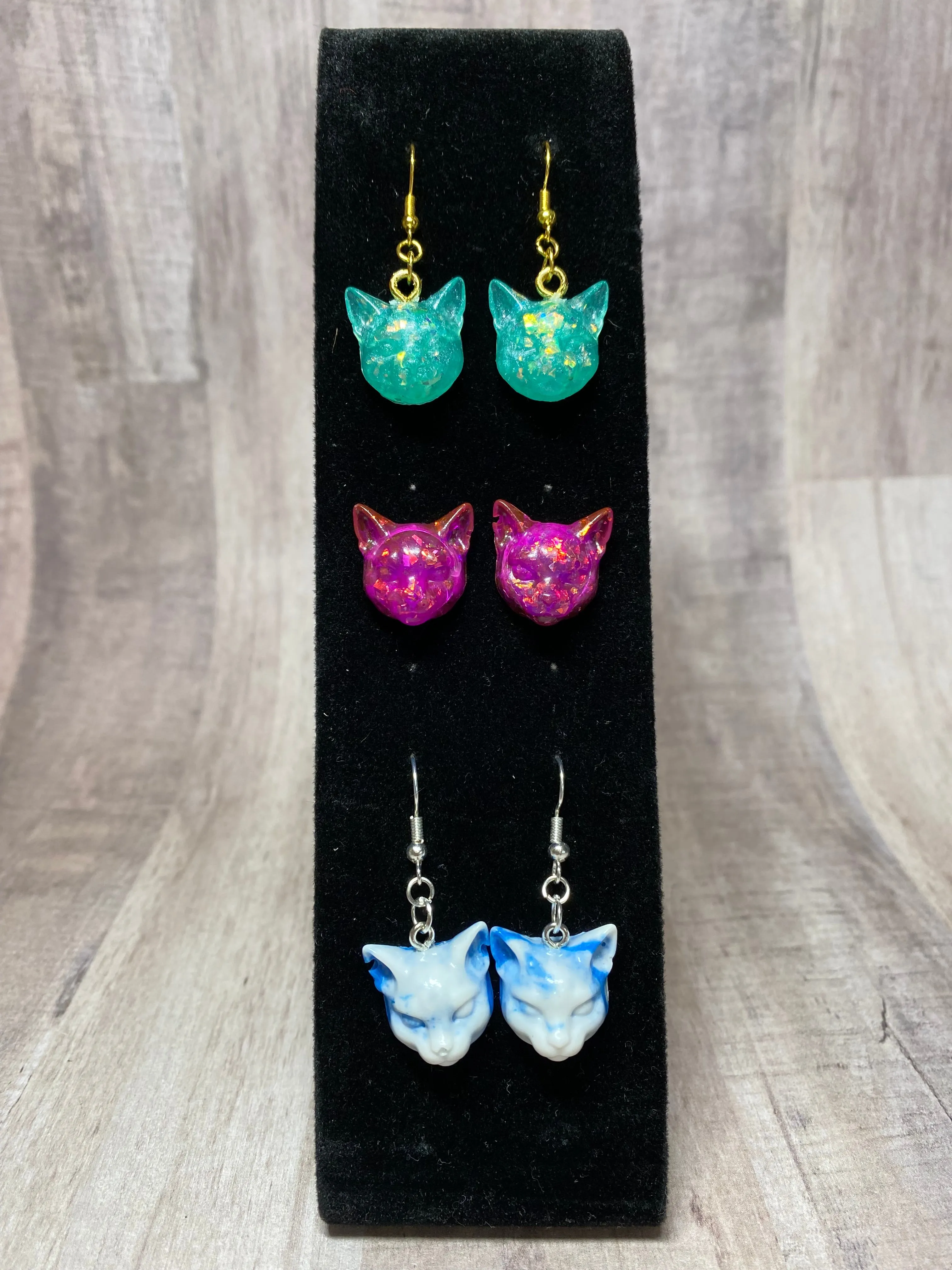 Cat Earrings Custom Order
