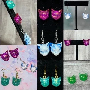 Cat Earrings Custom Order