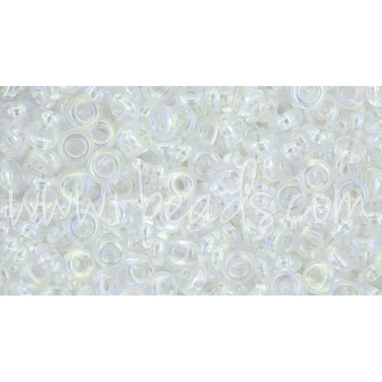 cc161 - toho demi round 8/0 transparent rainbow crystal (5g)