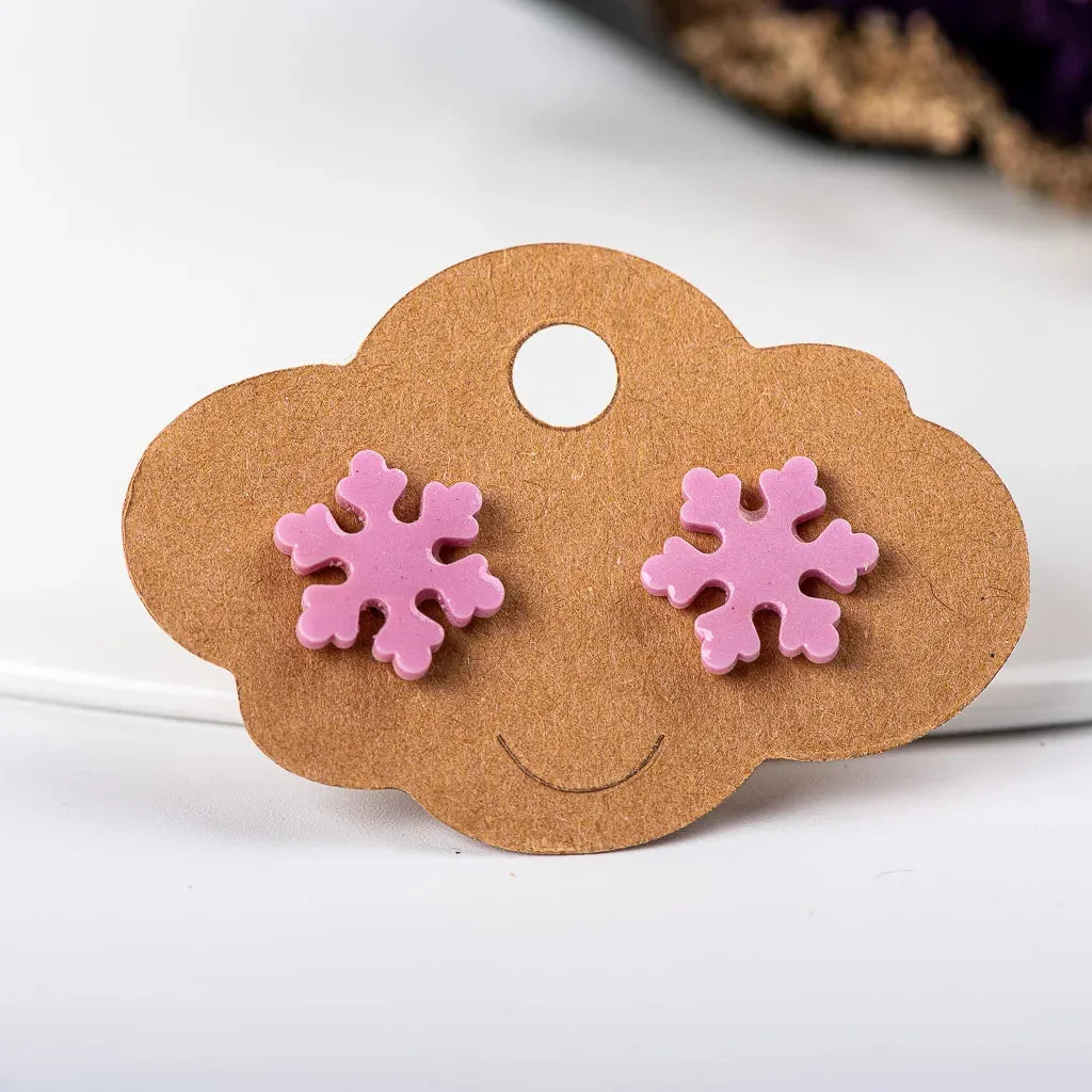 Ceramic Stud Earrings Women's DIY Girl