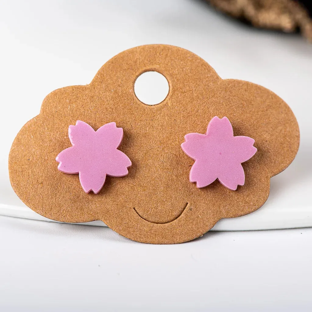 Ceramic Stud Earrings Women's DIY Girl