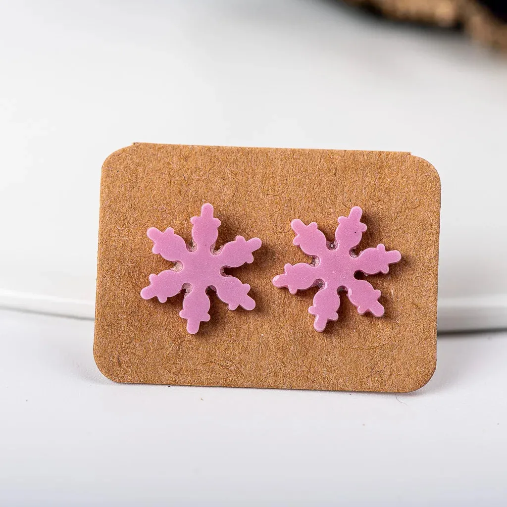 Ceramic Stud Earrings Women's DIY Girl