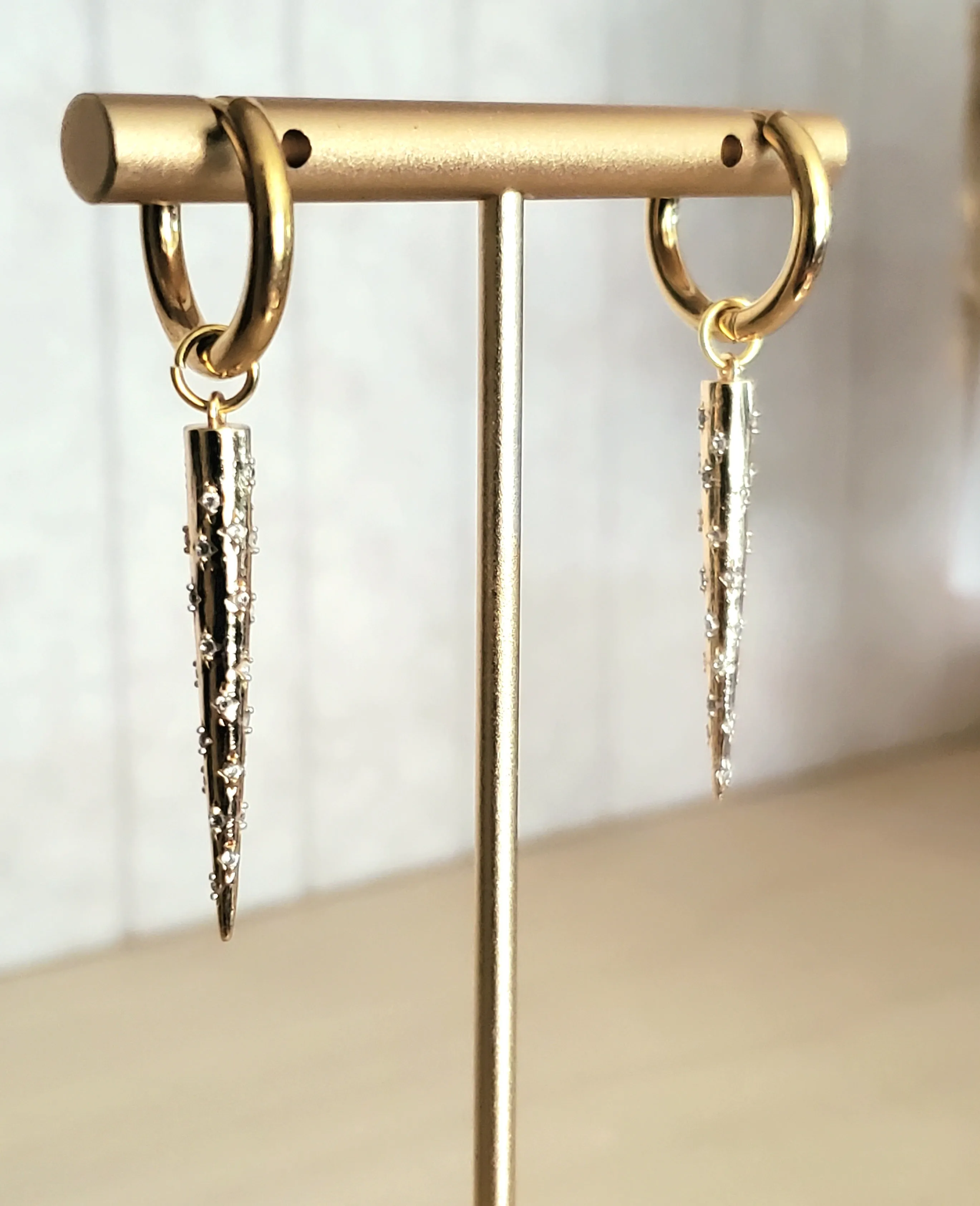 Charmed Statement Earrings - 2 in 1