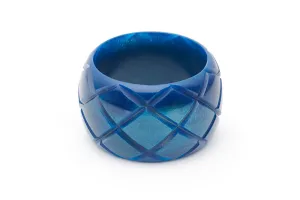 Chunky Golden Ink Fakelite Bangle