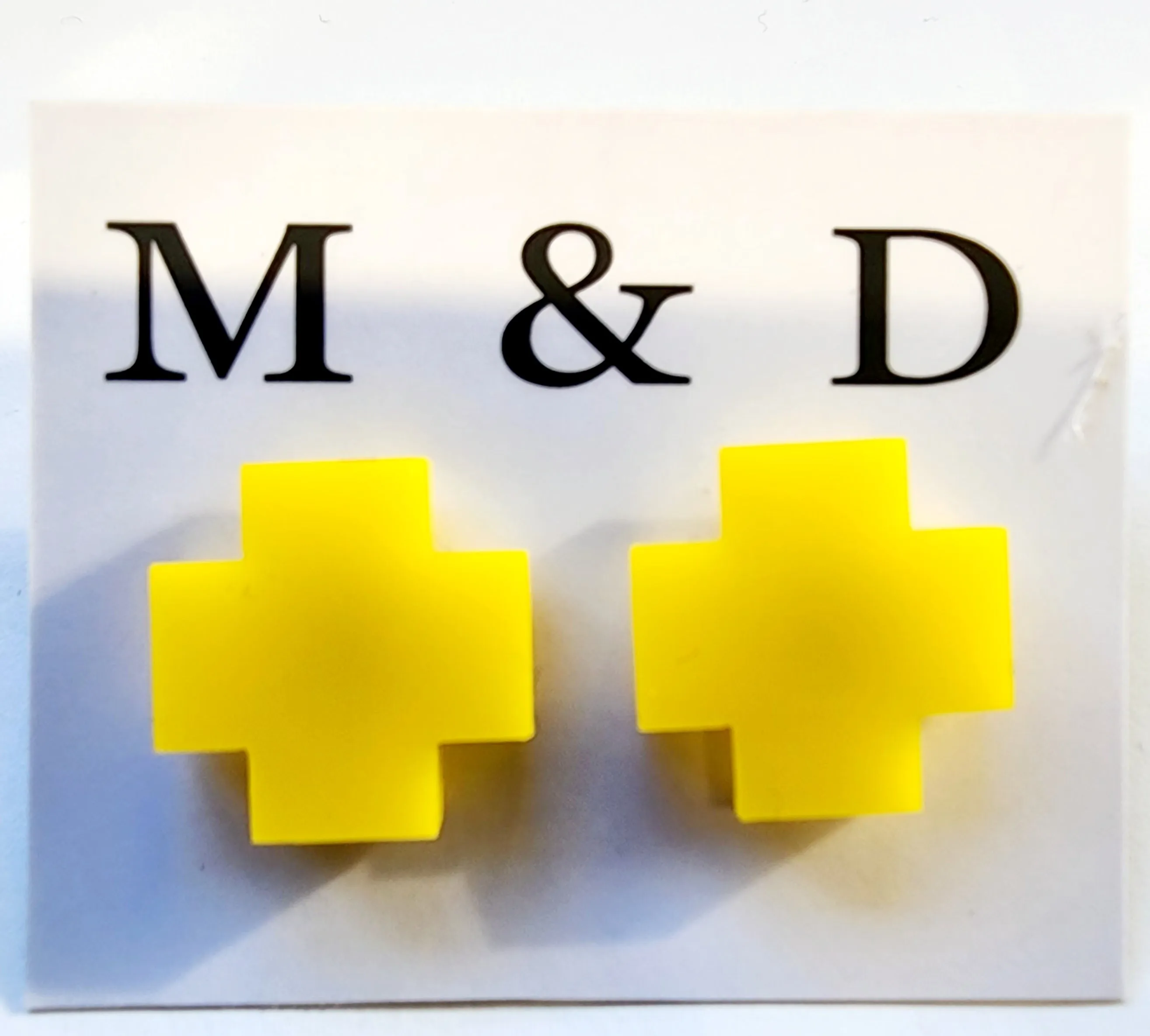 Chunky Plus Cross Statement Studs