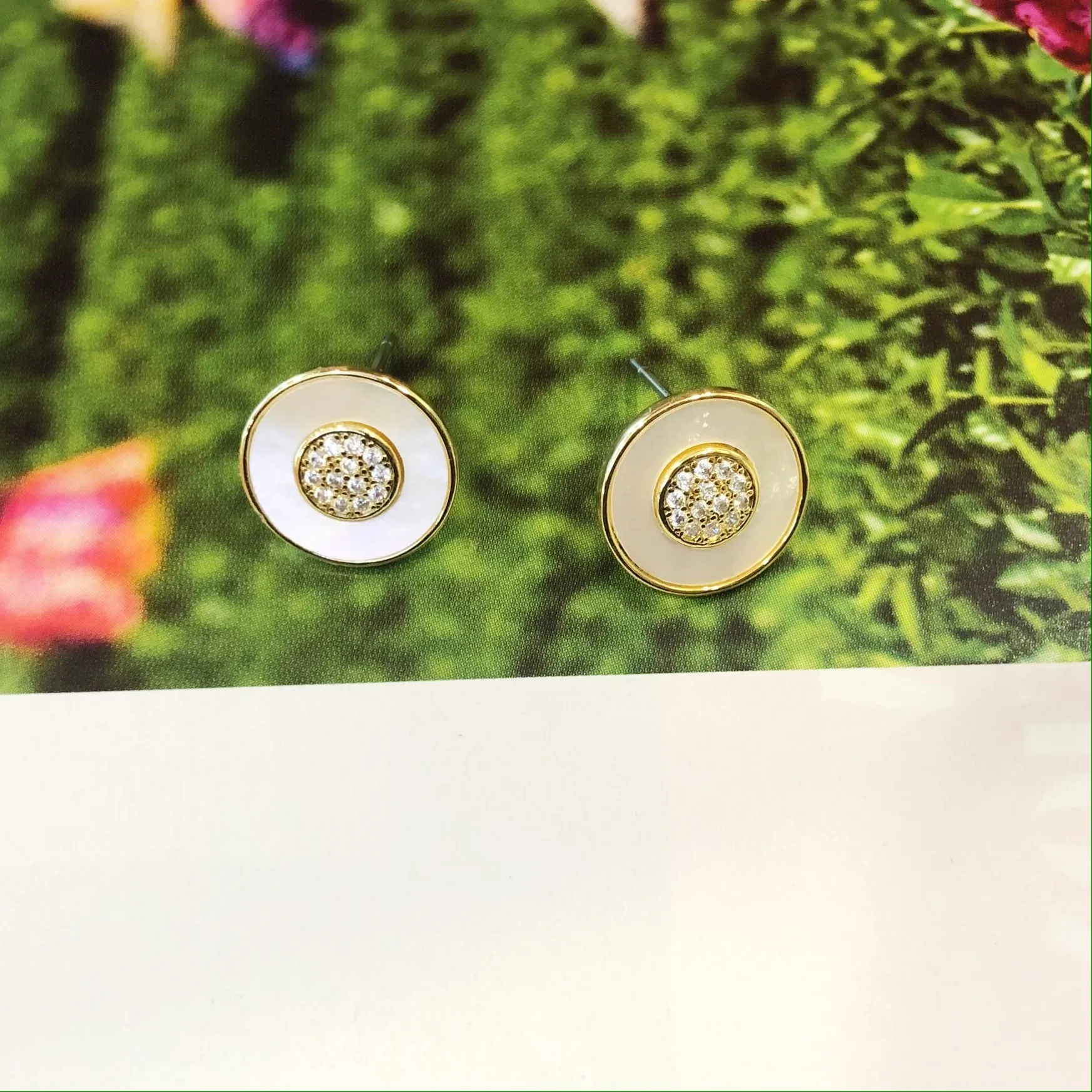 Circle Pendant Earrings