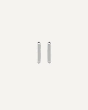 Clare Bar Studs- Silver
