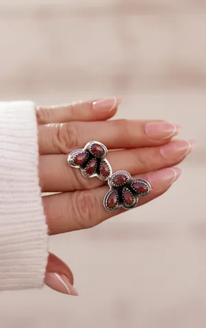 Classic Clove Stone Stud Earrings | Krush Exclusive