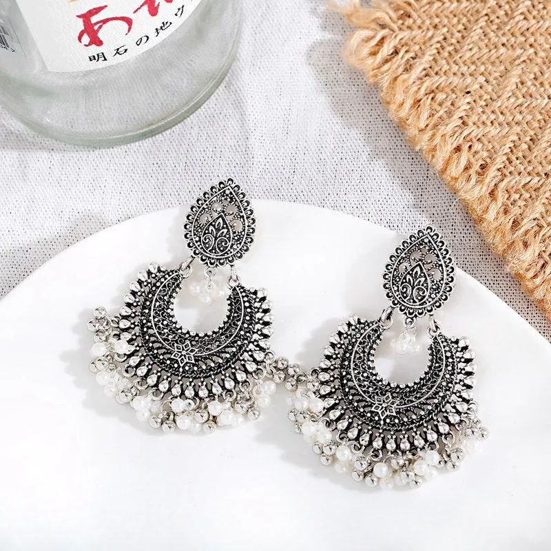 Classic Women's Silver Color Earrings