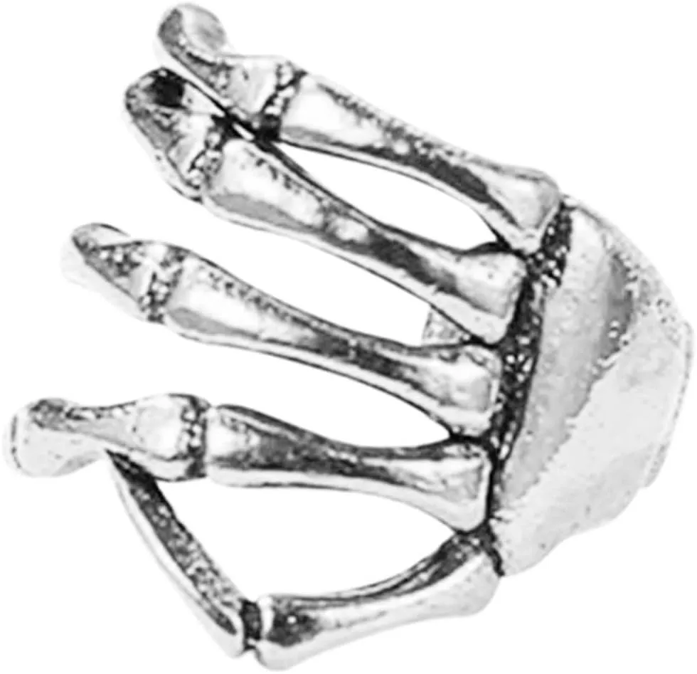 Clip on Hoop Earrings Punk Clip Spine Hand Ear Ears Earrings Clip Personality Ear Style No Pierced Earrings Quirky Rings