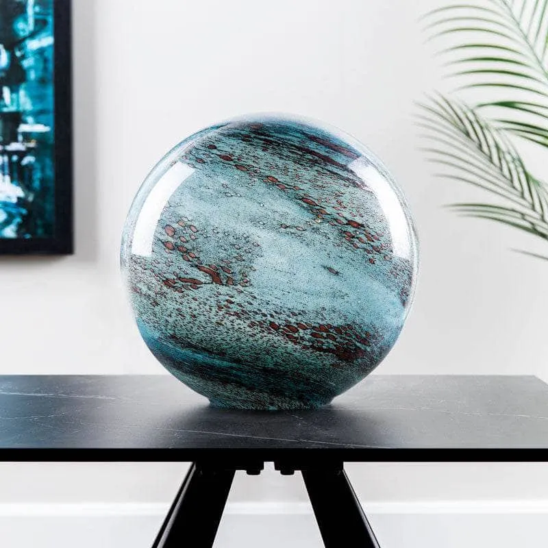 Cloudy Copper Table Lamp - 28cm