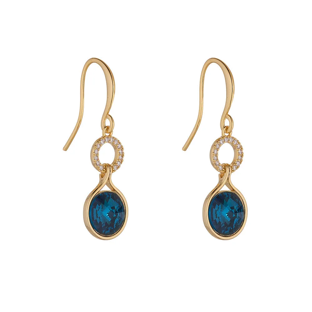 Crystal & Sapphire Drops