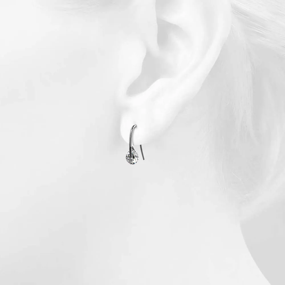 Crystal Earrings Embellished with SWAROVSKI crystals