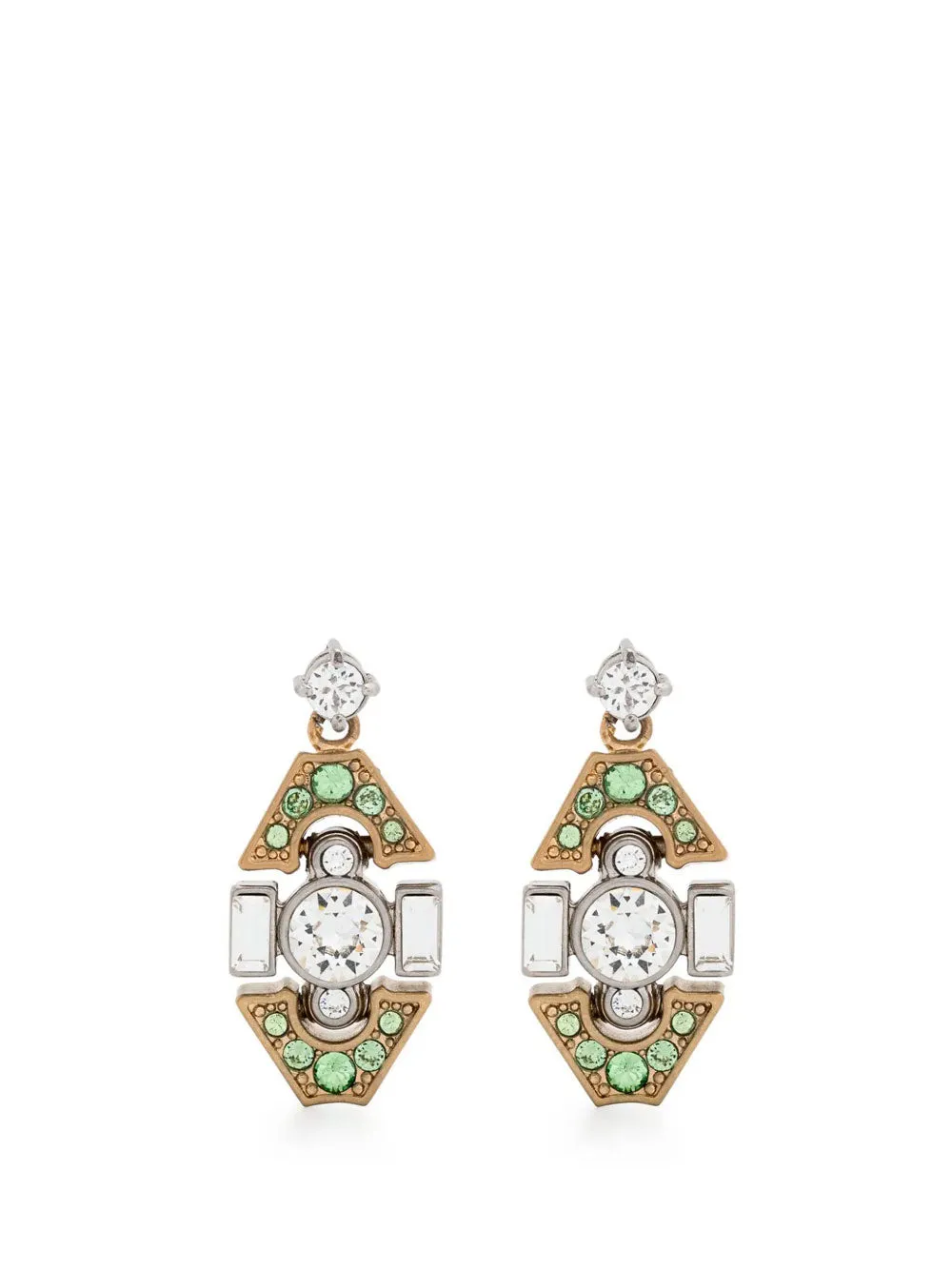 Crystal-embellished earrings