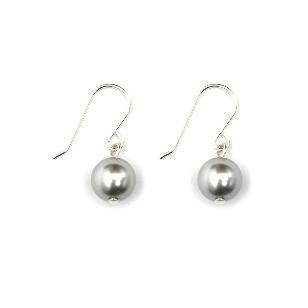 Crystal Pearl Drop Earrings