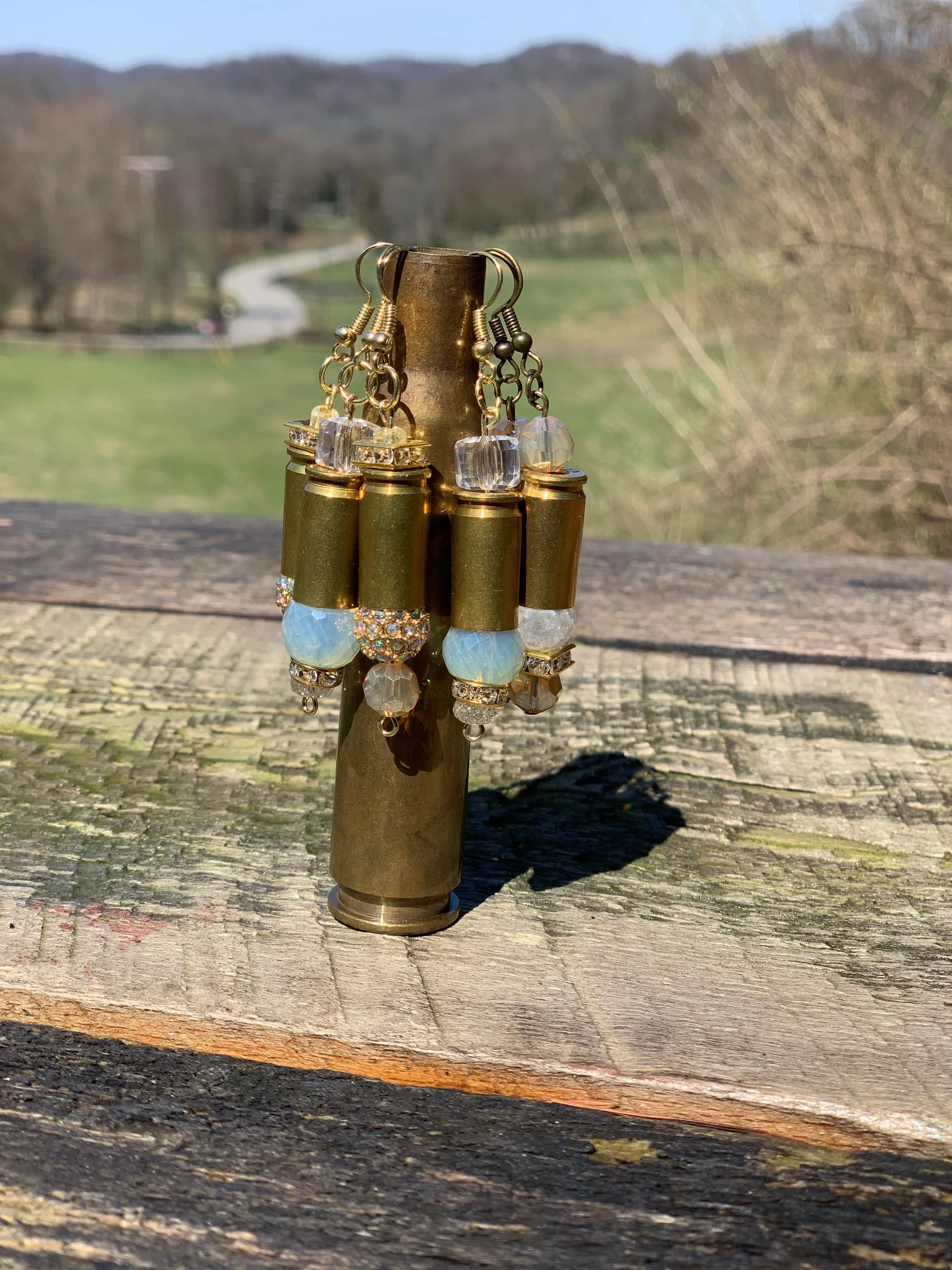 Custom Brass Bullet Casing Earrings
