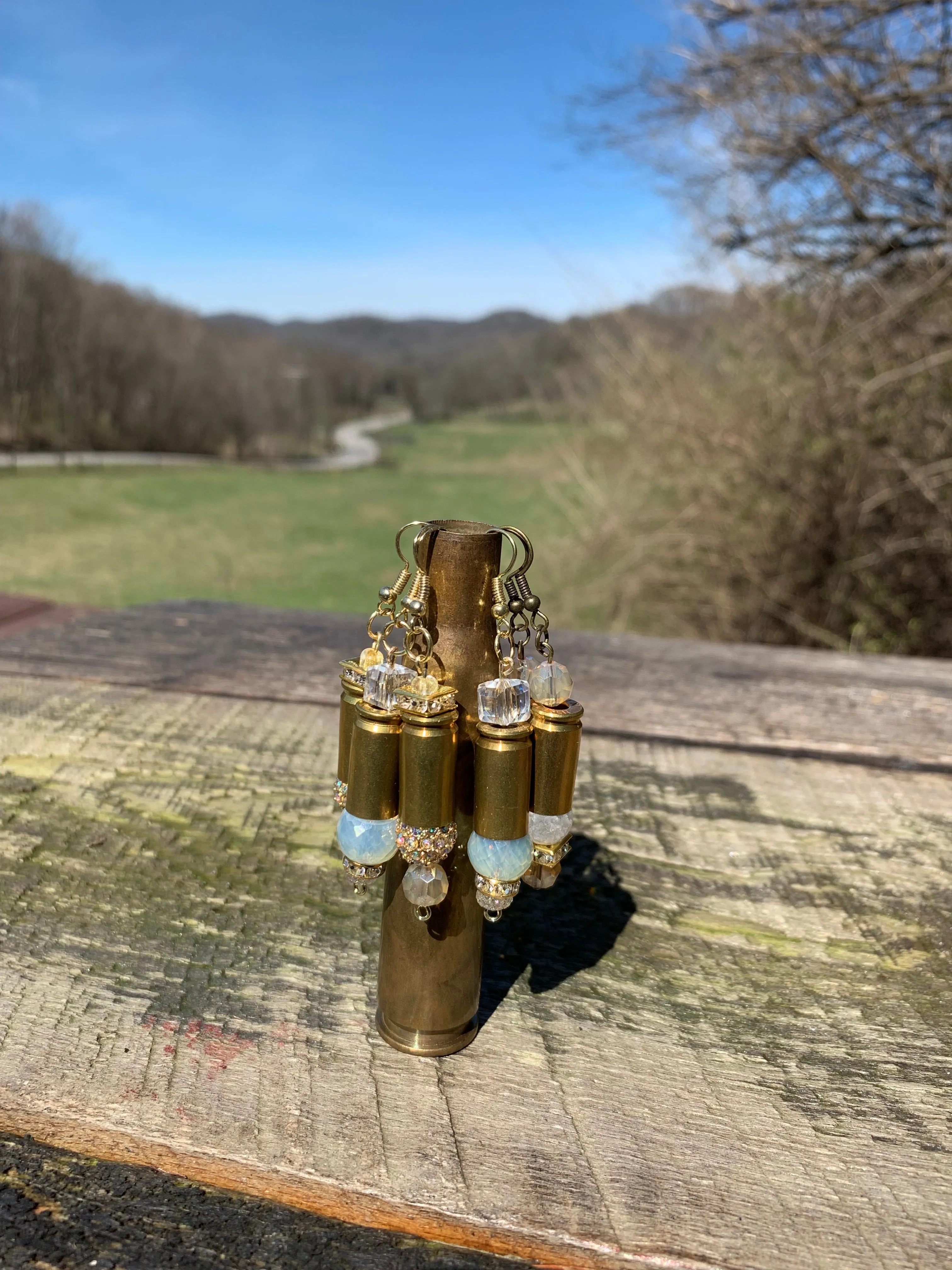 Custom Brass Bullet Casing Earrings