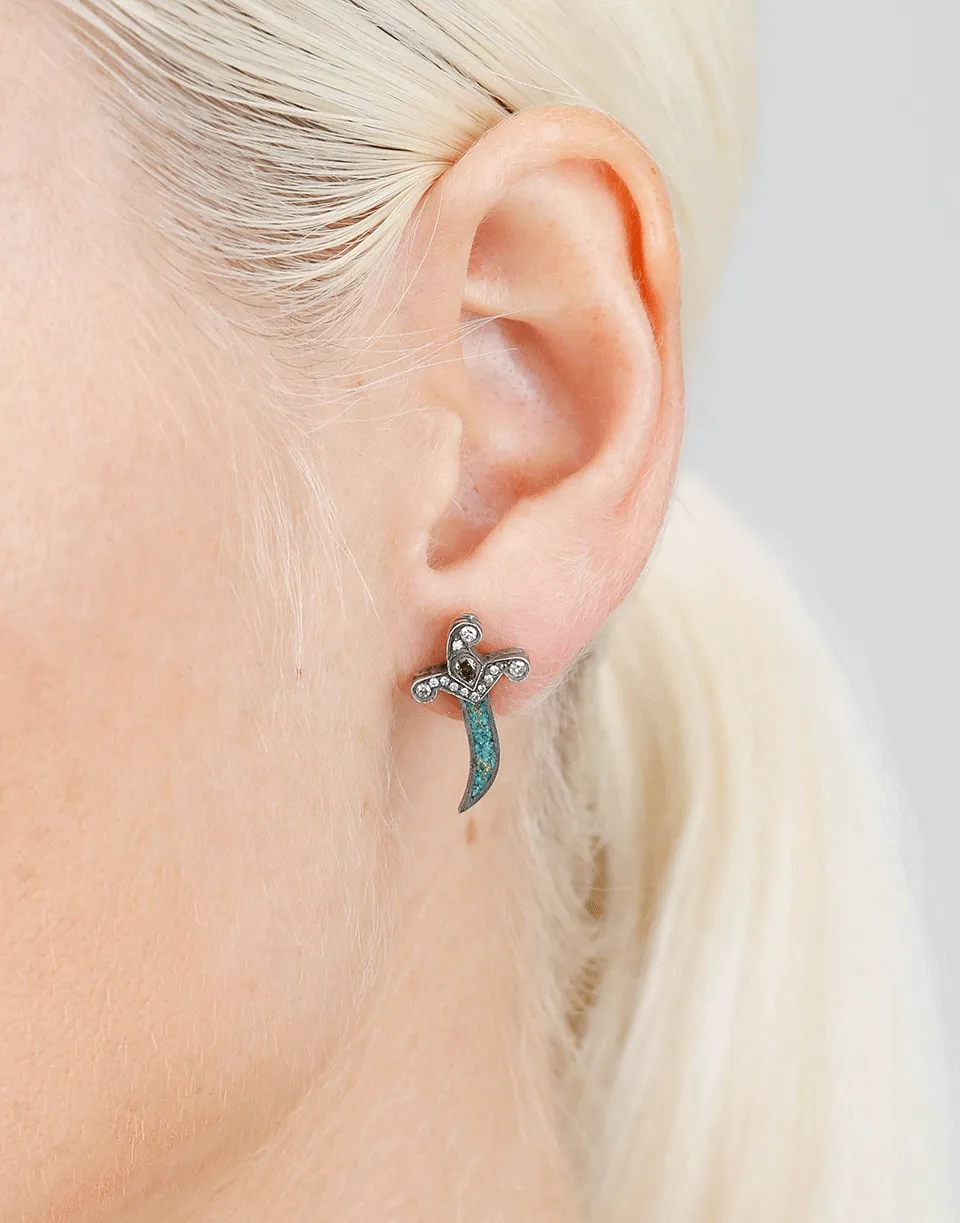 Dagger Stud Earrings