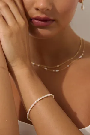 Dainty Freshwater Pearl Bracelet