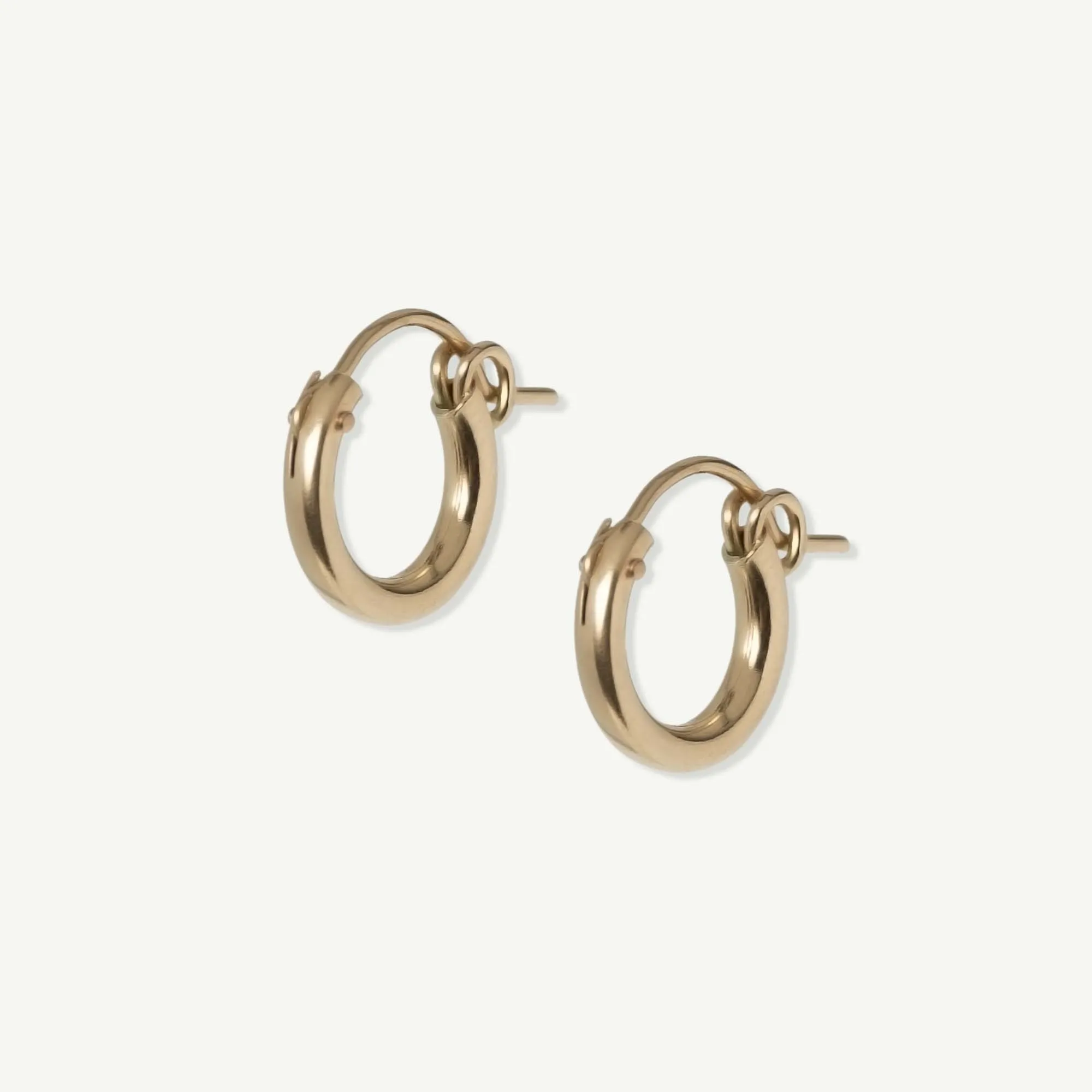 Dana Huggies - Gold Filled Hoop Earrings