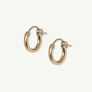 Dana Huggies - Gold Filled Hoop Earrings